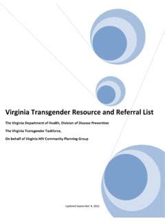 bakeka trans|VIRGINIA TRANSGENDER RESOURCE AND REFERRAL。